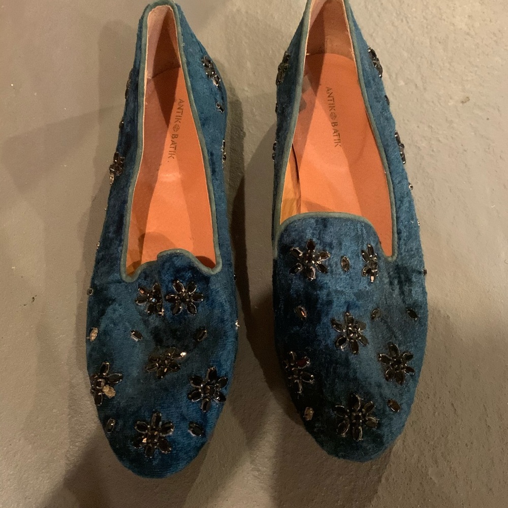 COPY - Antik batik velvet loafers - Picture 1 of 3